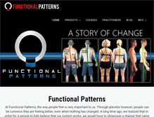 Tablet Screenshot of functionalpatterns.com